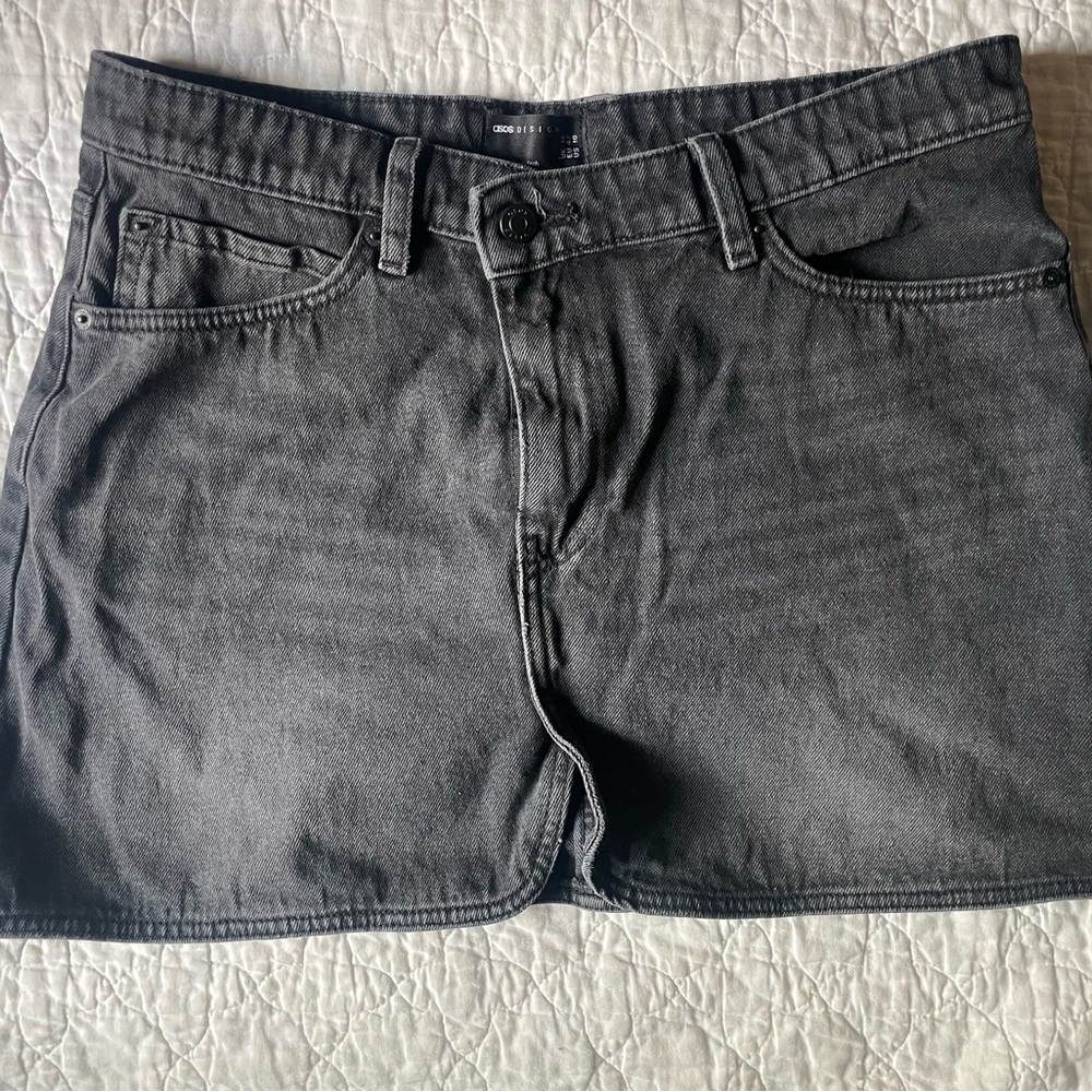 ASOS Gray Mini Skirt